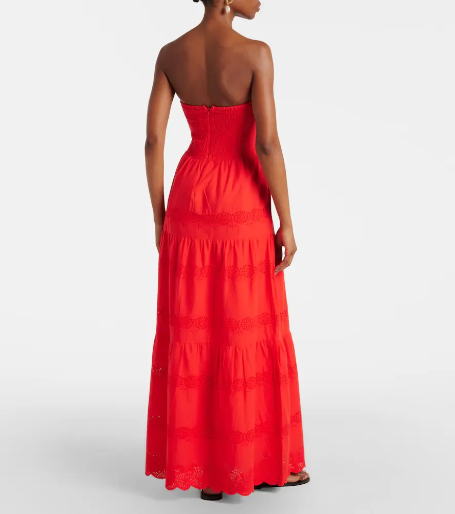 Melissa Odabash Sophie broderie anglaise cotton maxi dress | Thumbnail 5
