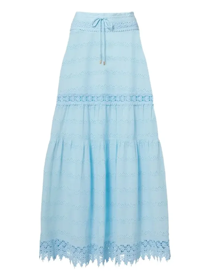 Alessia broderie anglaise cotton maxi skirt Alessia broderie anglaise cotton maxi skirt