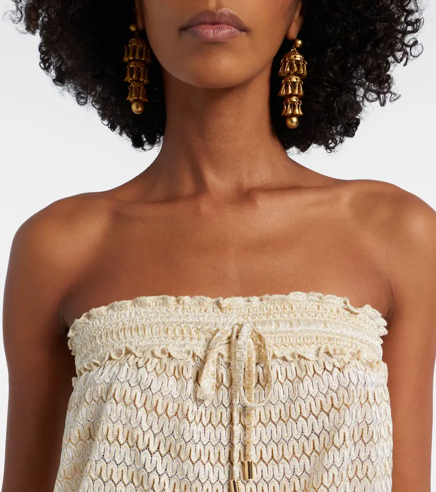 Melissa Odabash Semi-sheer lamé jumpsuit | Thumbnail 5