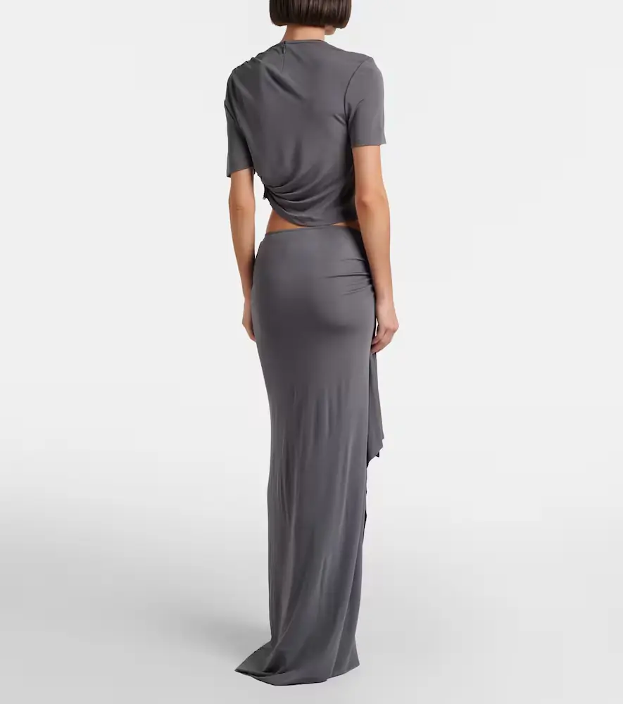 Christopher Esber Orica embellished jersey maxi skirt | Thumbnail 4