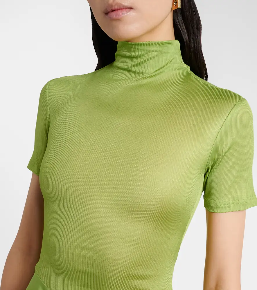 Christopher Esber Fusion gathered ribbed-knit gown | Thumbnail 2 Christopher Esber Fusion gathered ribbed-knit gown | Thumbnail 2