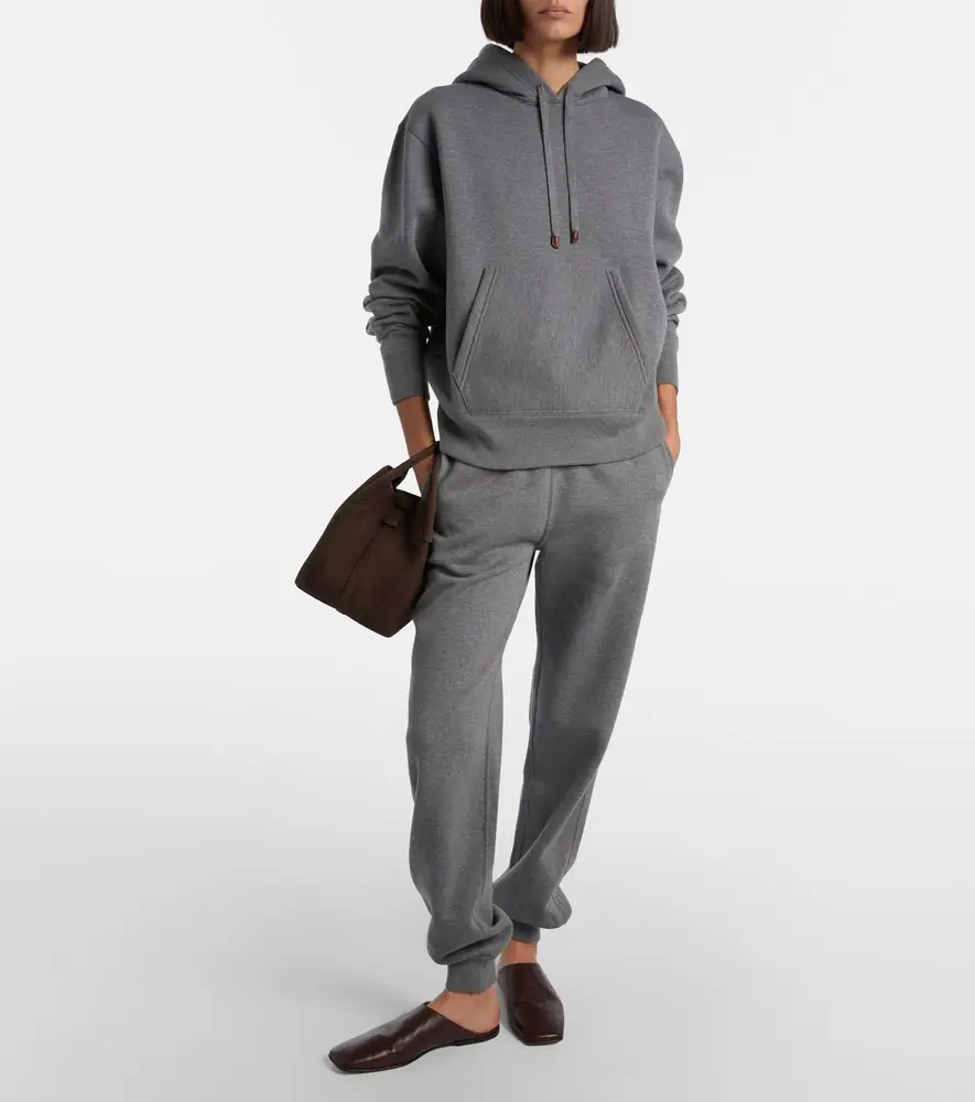 Loro Piana Banyan cotton and cashmere hoodie | Thumbnail 7