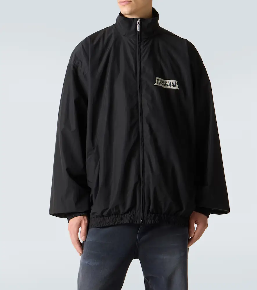 Balenciaga Masking Tape cotton-blend track jacket | Thumbnail 3