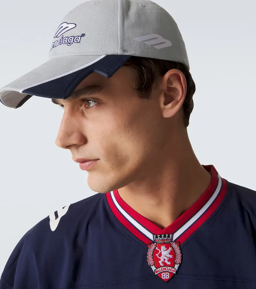 Balenciaga Logo cotton baseball cap | Thumbnail 3 Balenciaga Logo cotton baseball cap | Thumbnail 3