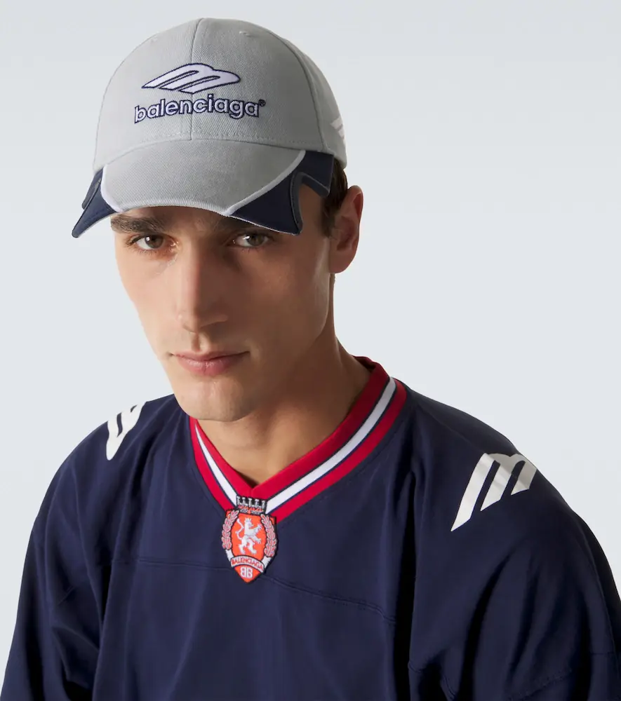Balenciaga Logo cotton baseball cap | Thumbnail 4 Balenciaga Logo cotton baseball cap | Thumbnail 4