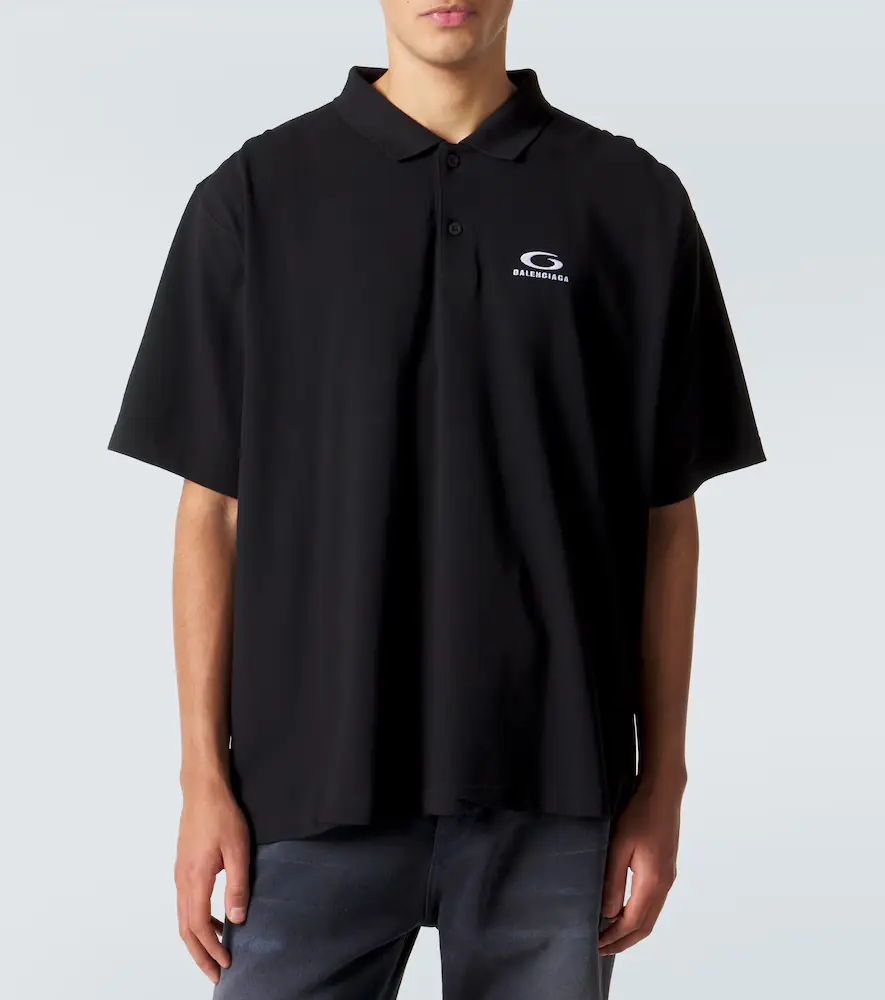 Balenciaga Logo cotton polo shirt | Thumbnail 3 Balenciaga Logo cotton polo shirt | Thumbnail 3