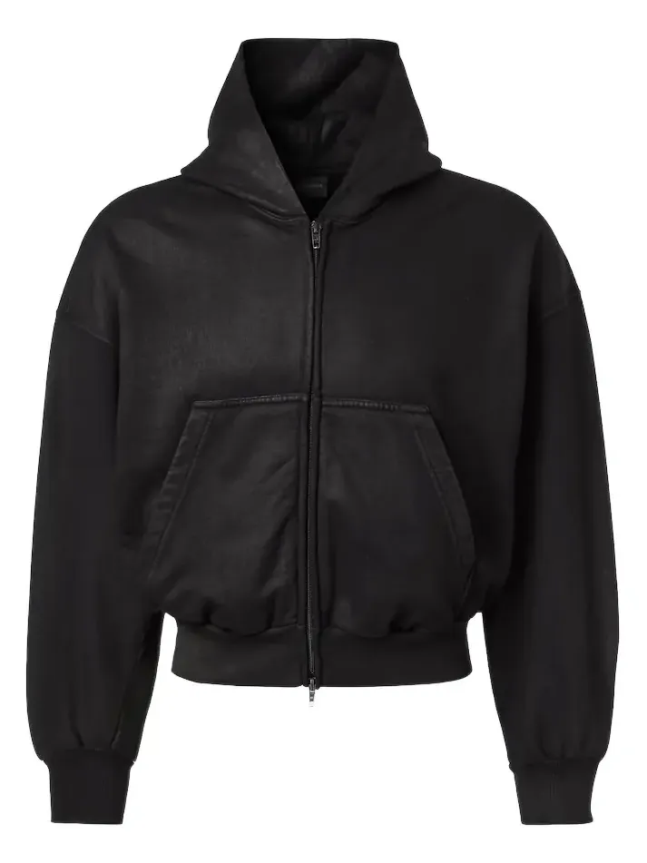 Cotton jersey zip-up hoodie Cotton jersey zip-up hoodie