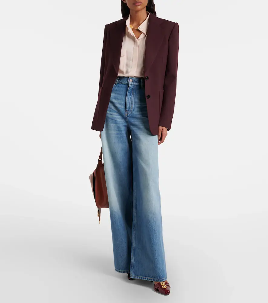 Chloe Chloé High-rise wide-leg jeans | Thumbnail 2 Chloe Chloé High-rise wide-leg jeans | Thumbnail 2