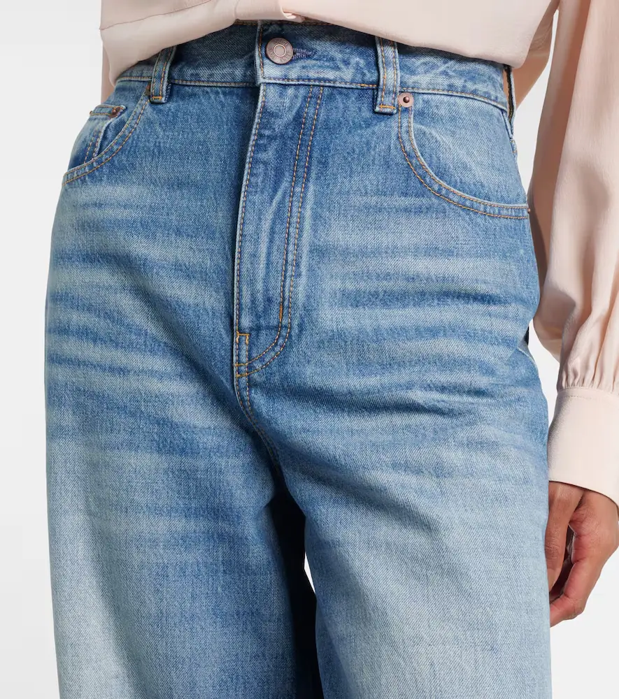 Chloe Chloé High-rise wide-leg jeans | Thumbnail 4 Chloe Chloé High-rise wide-leg jeans | Thumbnail 4