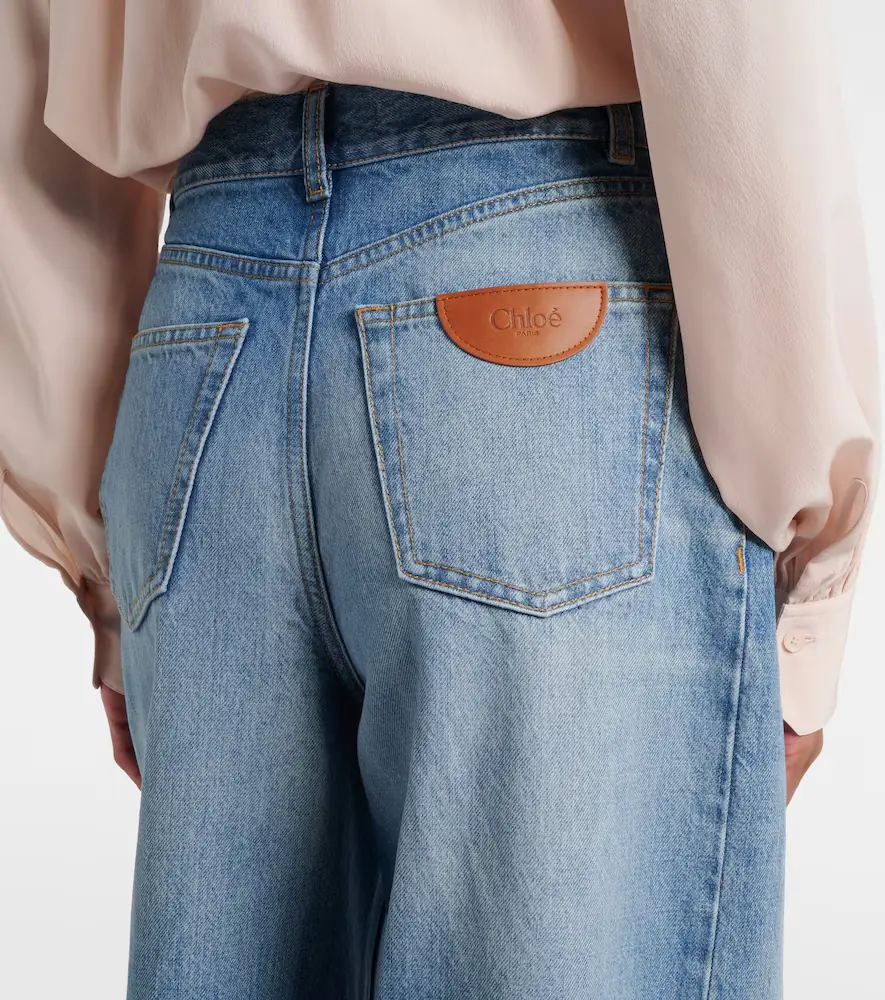 Chloe Chloé High-rise wide-leg jeans | Thumbnail 7 Chloe Chloé High-rise wide-leg jeans | Thumbnail 7