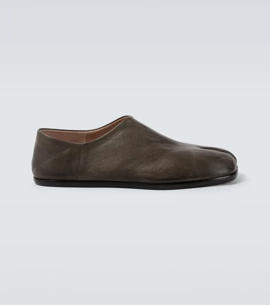 Maison Margiela Tabi leather slip-on shoes | Thumbnail 3