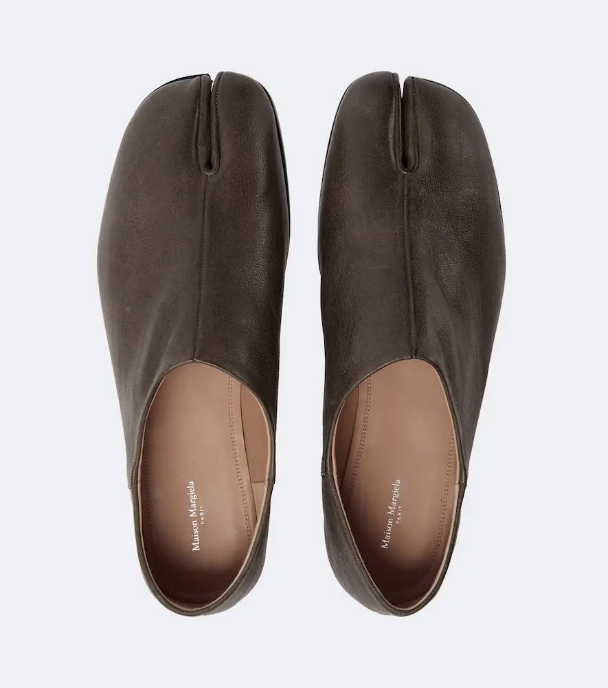 Maison Margiela Tabi leather slip-on shoes | Thumbnail 5