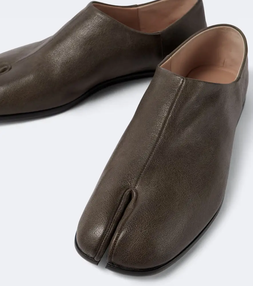 Maison Margiela Tabi leather slip-on shoes | Thumbnail 6