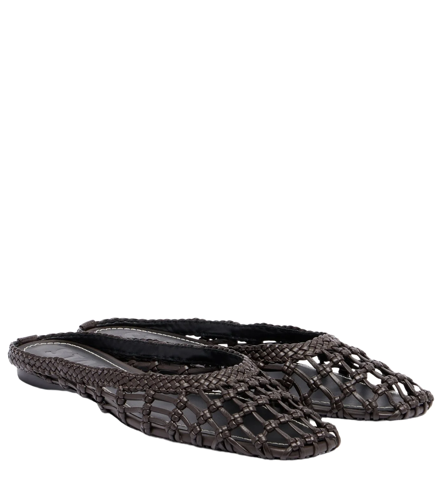 Otto woven leather mules Otto woven leather mules