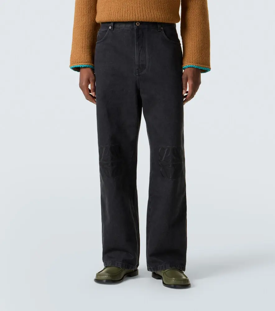 Loewe Anagram wide-leg jeans | Thumbnail 3 Loewe Anagram wide-leg jeans | Thumbnail 3