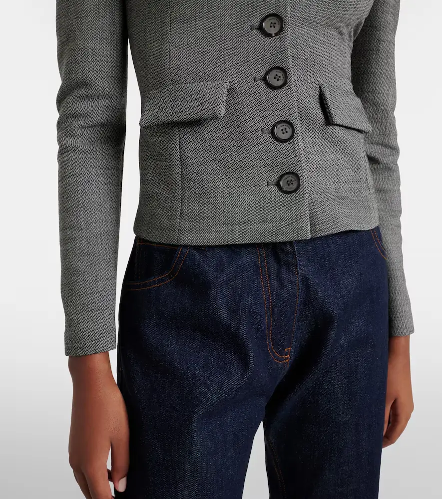 Magda Butrym Wool-blend blazer | Thumbnail 2 Magda Butrym Wool-blend blazer | Thumbnail 2