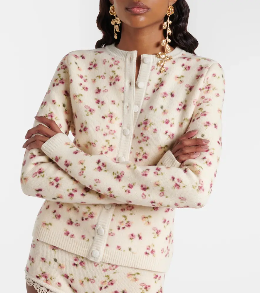 Magda Butrym Wool, silk, and cashmere cardigan | Thumbnail 2