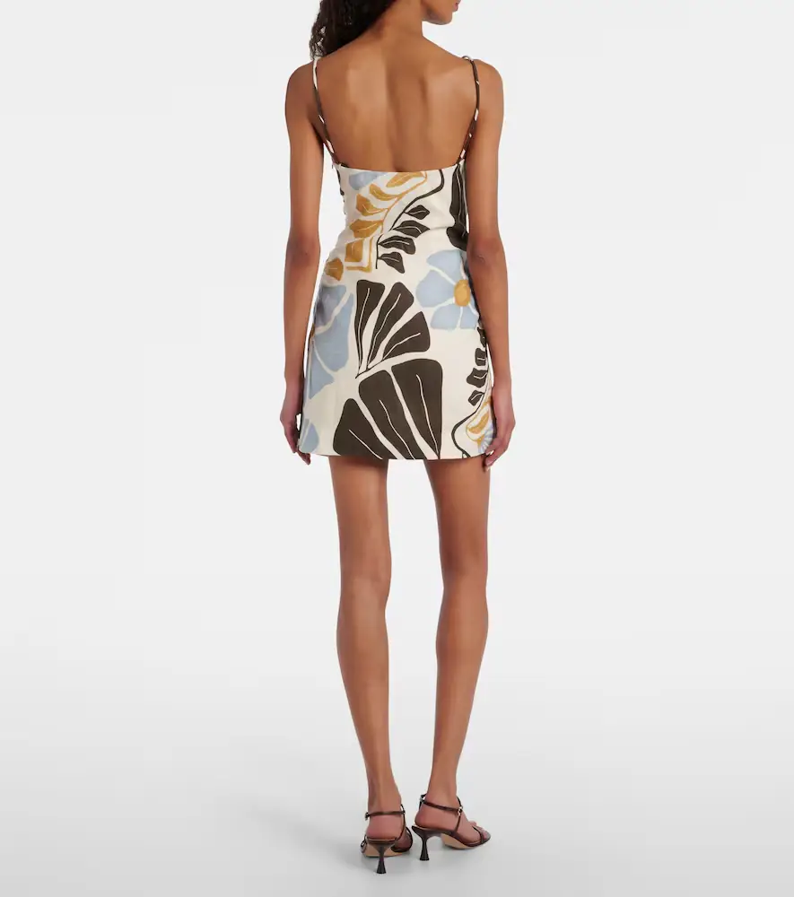 SIR. Lola floral linen minidress | Thumbnail 2 SIR. Lola floral linen minidress | Thumbnail 2