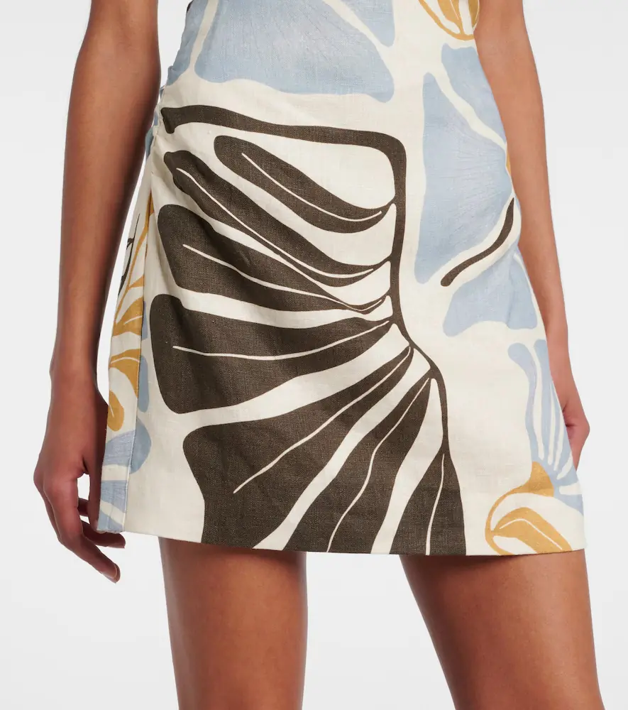 SIR. Lola floral linen minidress | Thumbnail 3 SIR. Lola floral linen minidress | Thumbnail 3