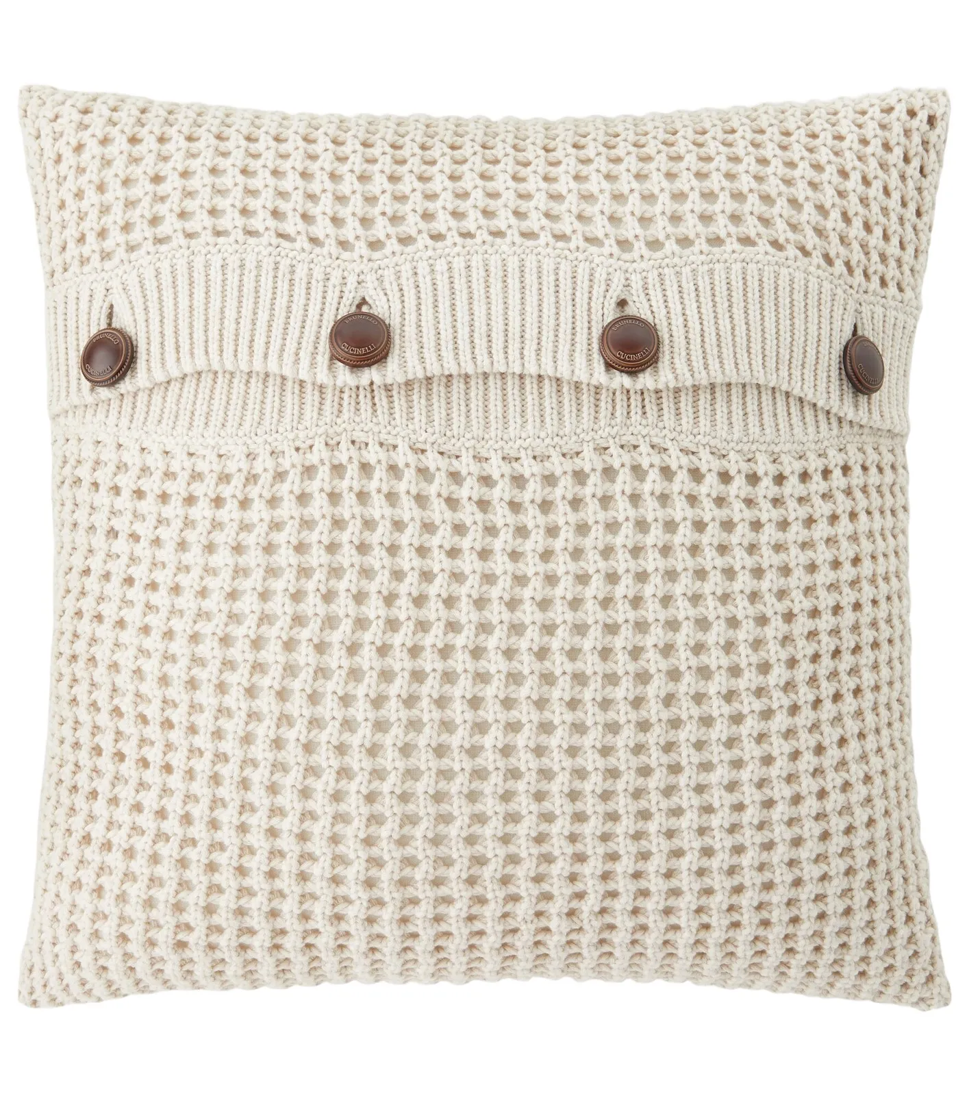 Brunello Cucinelli Cotton-blend cushion