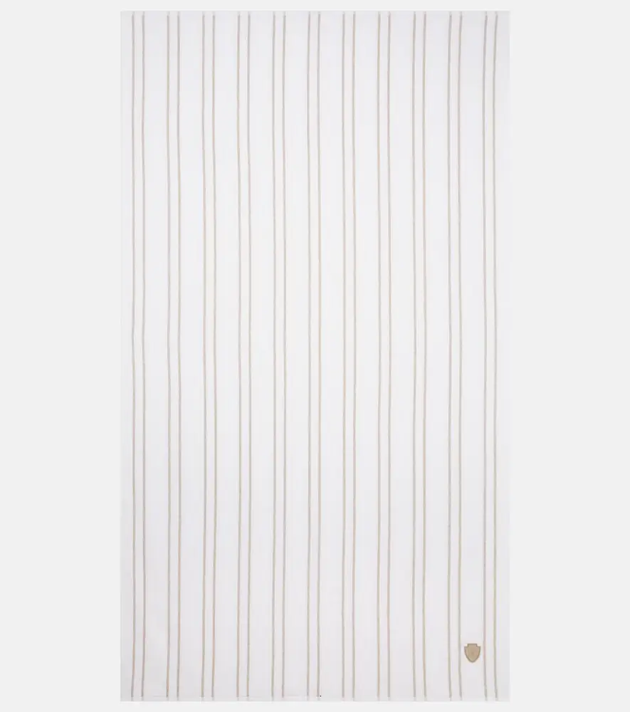 Brunello Cucinelli Striped cotton terry beach towel | Thumbnail 5