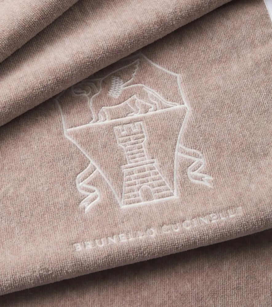 Brunello Cucinelli Logo cotton terry towel | Thumbnail 3