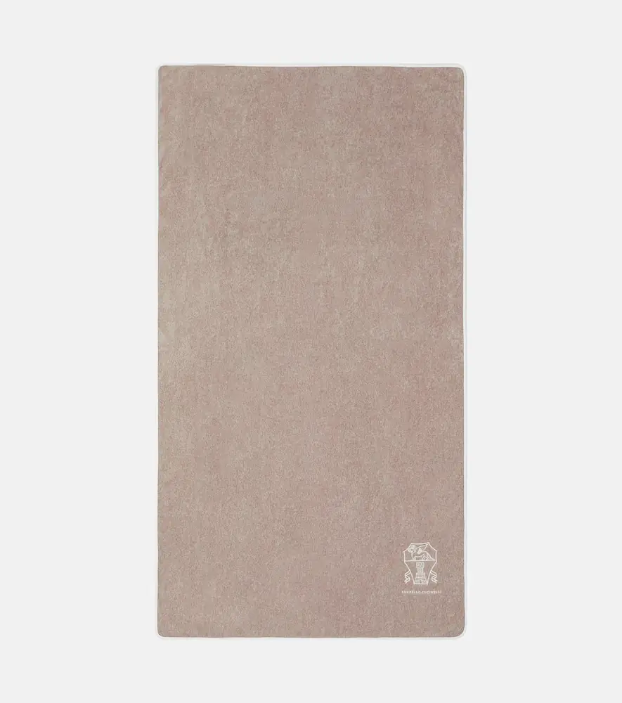 Brunello Cucinelli Logo cotton terry towel | Thumbnail 4