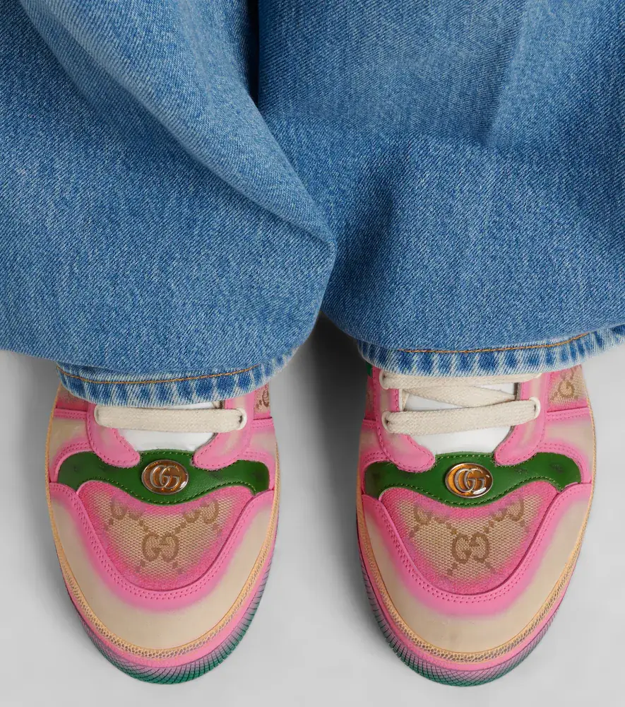 Gucci Screener ombré leather sneakers | Thumbnail 6 Gucci Screener ombré leather sneakers | Thumbnail 6