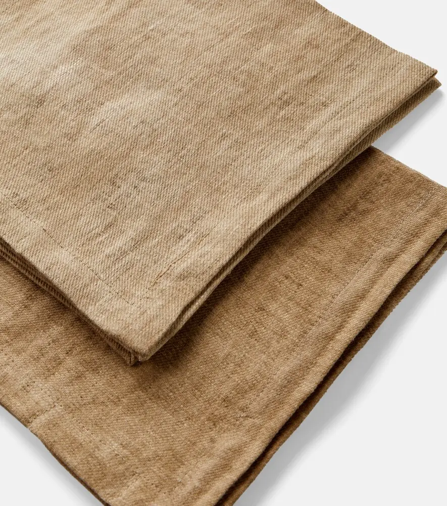 The House of Lyria Alfeo set of 2 linen napkins | Thumbnail 2