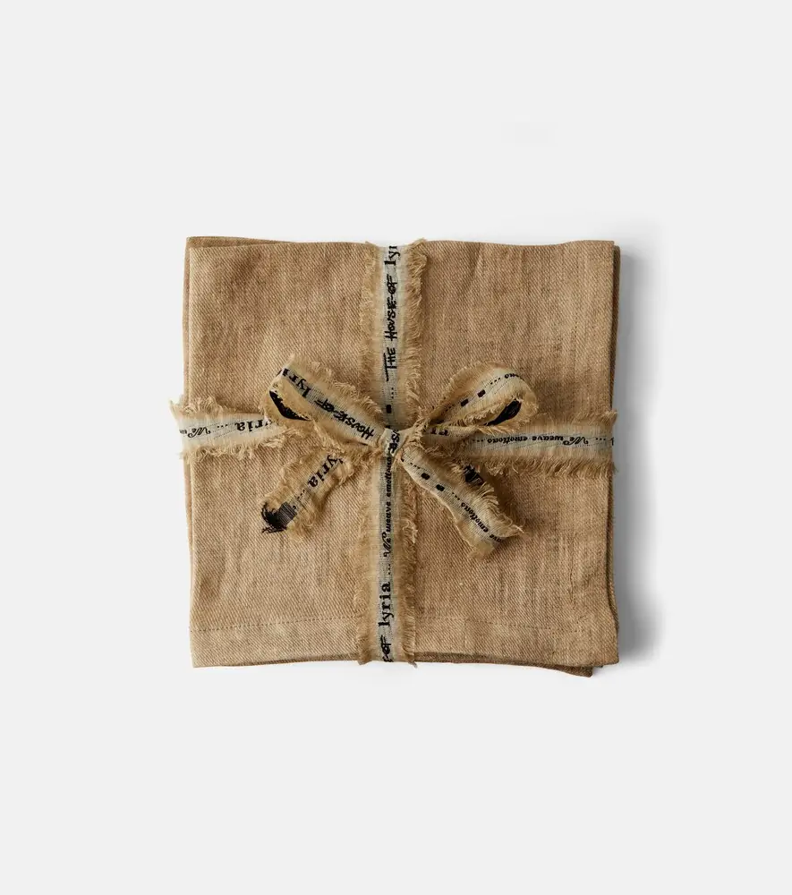 The House of Lyria Alfeo set of 2 linen napkins | Thumbnail 4