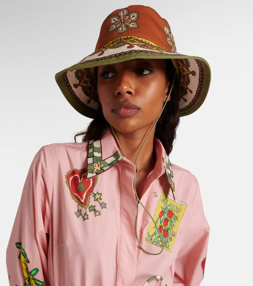 ALÉMAIS Alémais Printed cotton fedora | Thumbnail 4