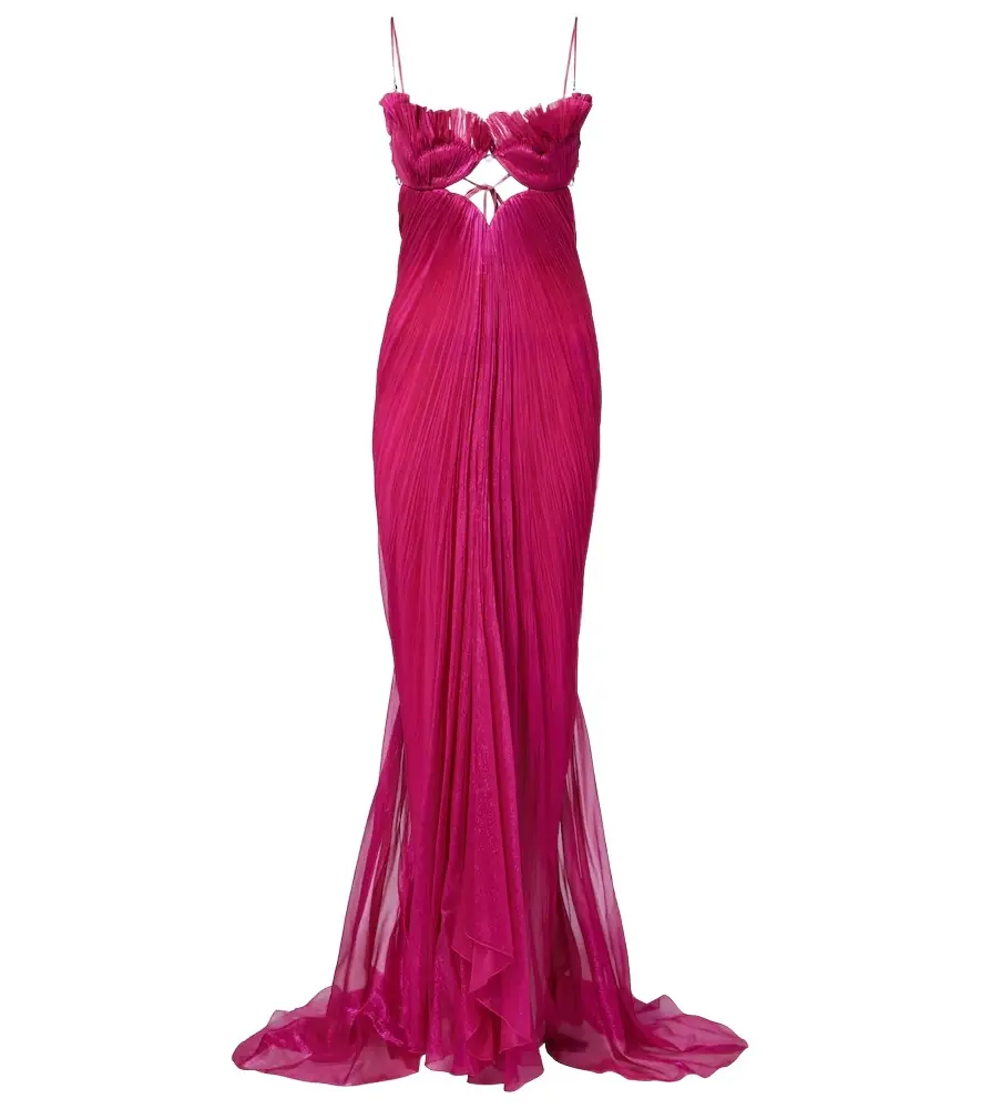 Maria Lucia Hohan Lupita draped silk gown