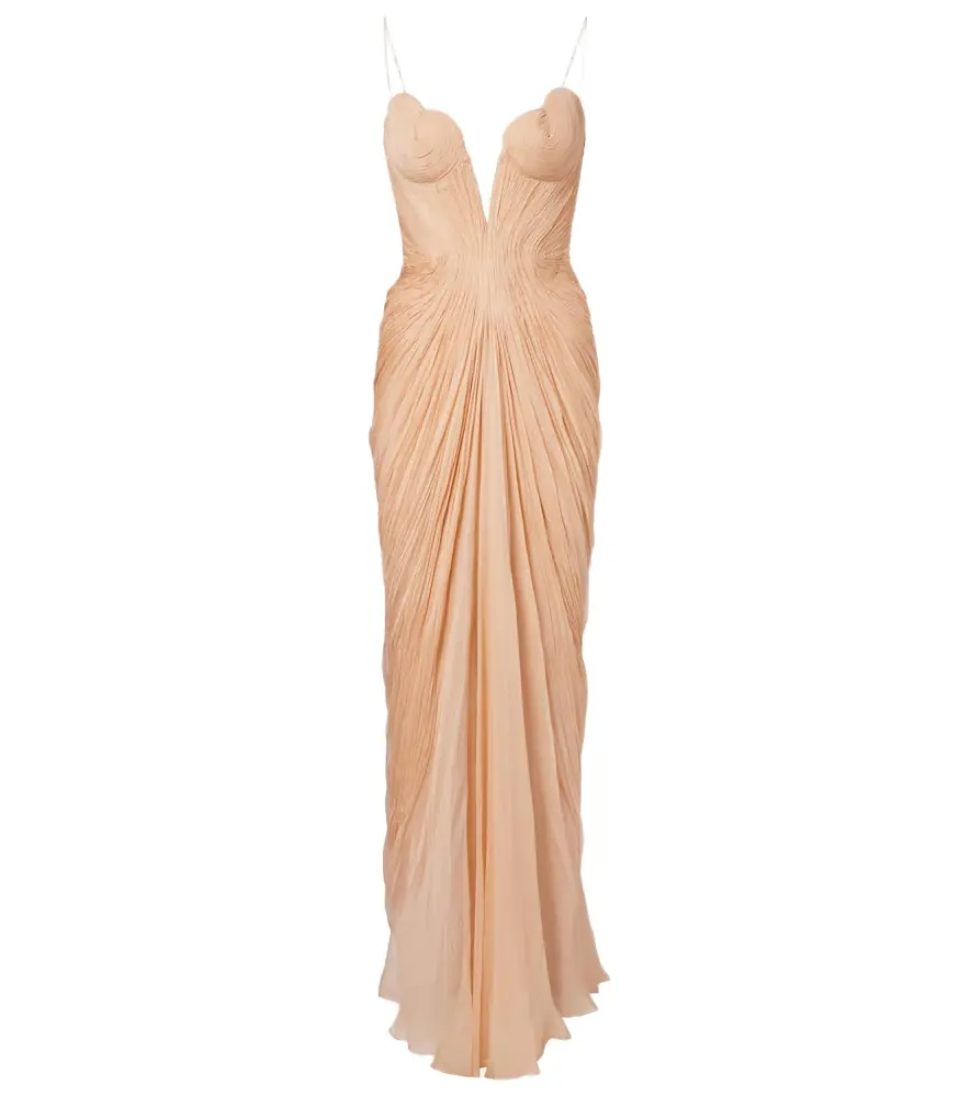 Maria Lucia Hohan Cecilia draped silk gown | Image 1 Maria Lucia Hohan Cecilia draped silk gown | Image 1