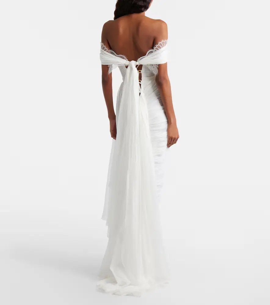 Maria Lucia Hohan Bridal Dalia silk gown | Thumbnail 2 Maria Lucia Hohan Bridal Dalia silk gown | Thumbnail 2