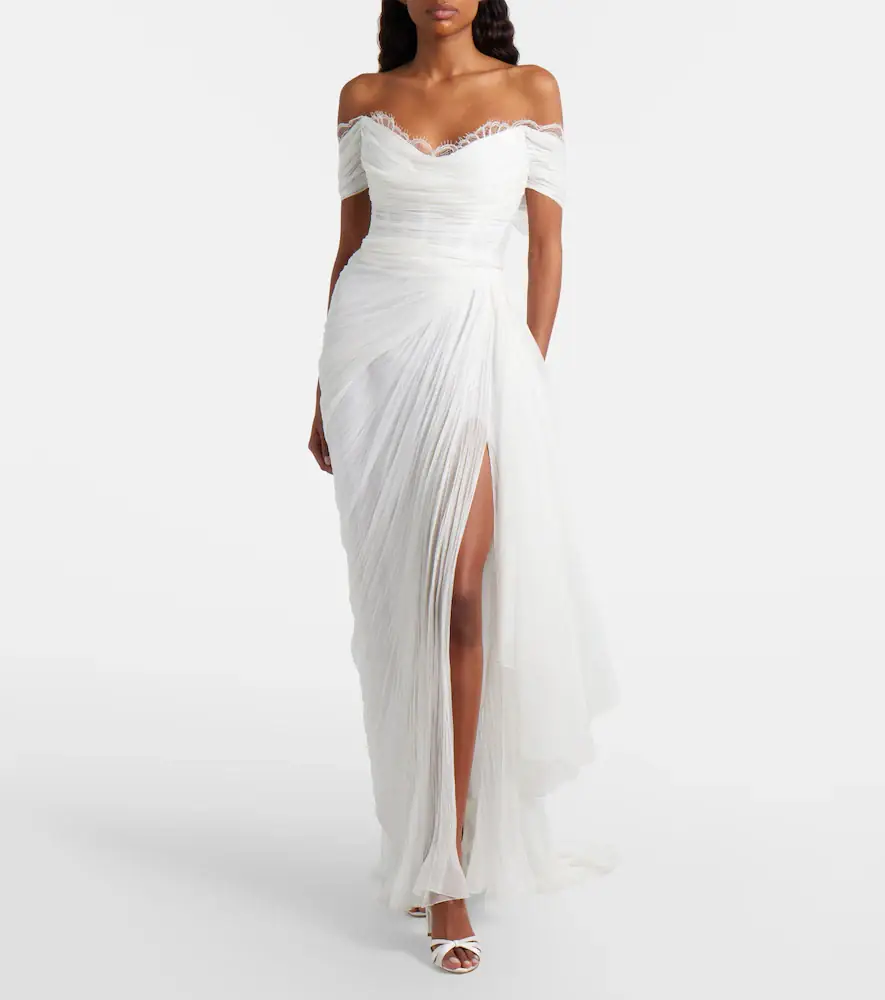 Maria Lucia Hohan Bridal Dalia silk gown | Thumbnail 6 Maria Lucia Hohan Bridal Dalia silk gown | Thumbnail 6