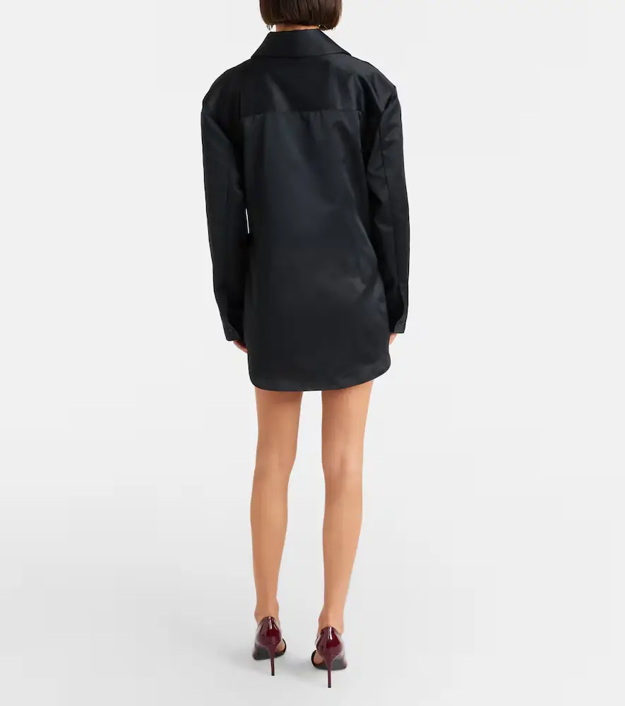 The Frankie Shop Akita satin shirt dress | Thumbnail 6 The Frankie Shop Akita satin shirt dress | Thumbnail 6