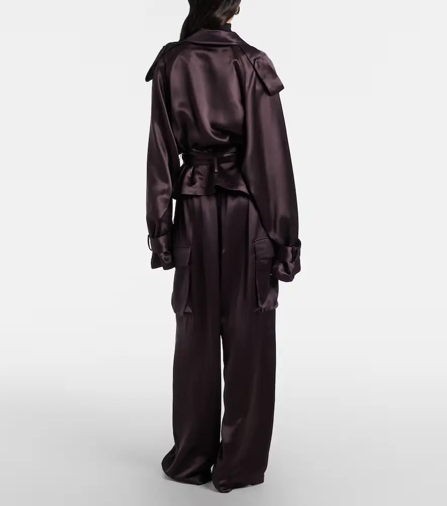 The Frankie Shop Delny satin cargo pants | Thumbnail 5 The Frankie Shop Delny satin cargo pants | Thumbnail 5