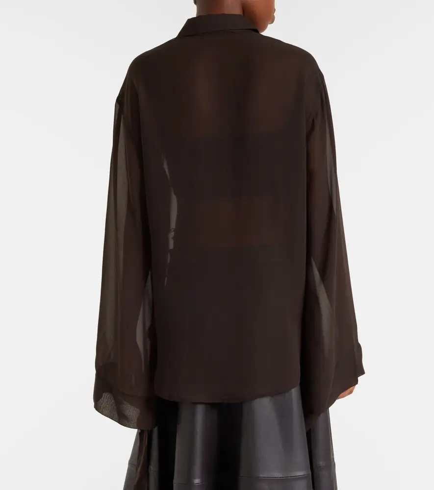 The Frankie Shop Verlin chiffon shirt | Thumbnail 3 The Frankie Shop Verlin chiffon shirt | Thumbnail 3