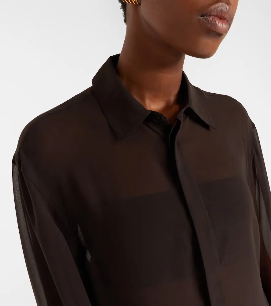 The Frankie Shop Verlin chiffon shirt | Thumbnail 4 The Frankie Shop Verlin chiffon shirt | Thumbnail 4