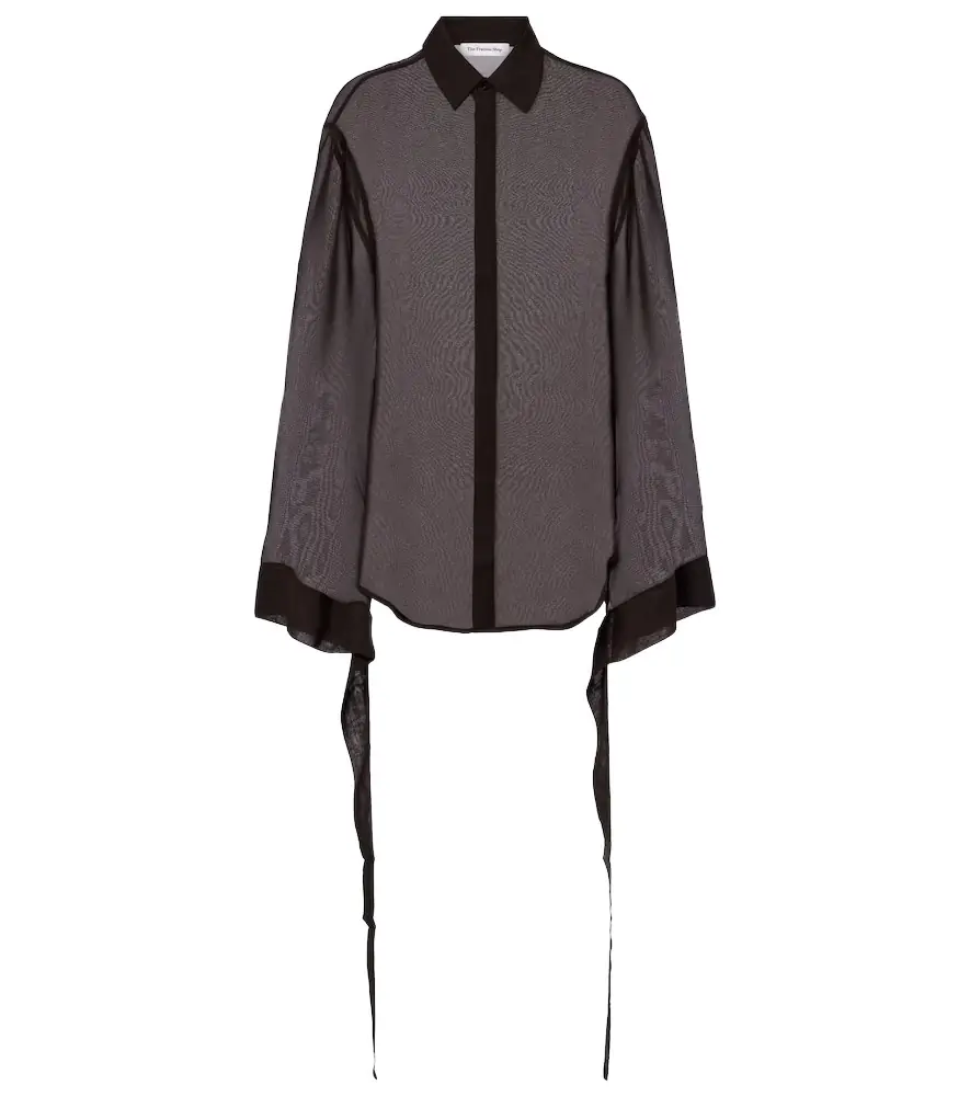 The Frankie Shop Verlin chiffon shirt | Image 1 The Frankie Shop Verlin chiffon shirt | Image 1