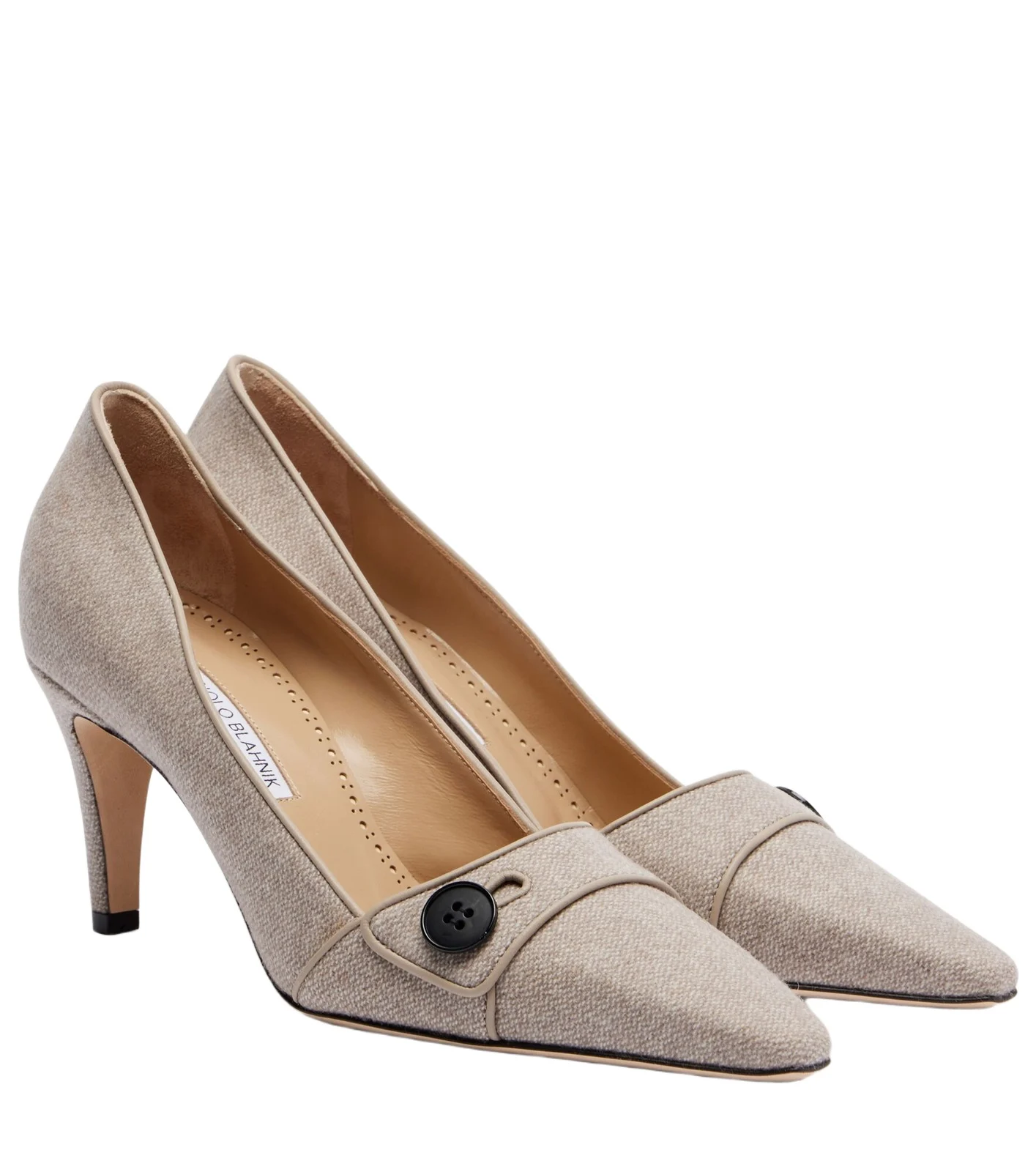 Lulumae 70 herringbone pumps