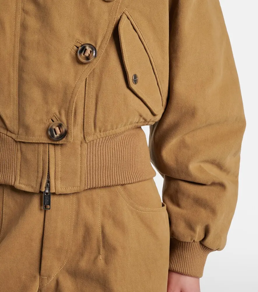 Marant Étoile Oana cotton twill jacket | Thumbnail 4 Marant Étoile Oana cotton twill jacket | Thumbnail 4