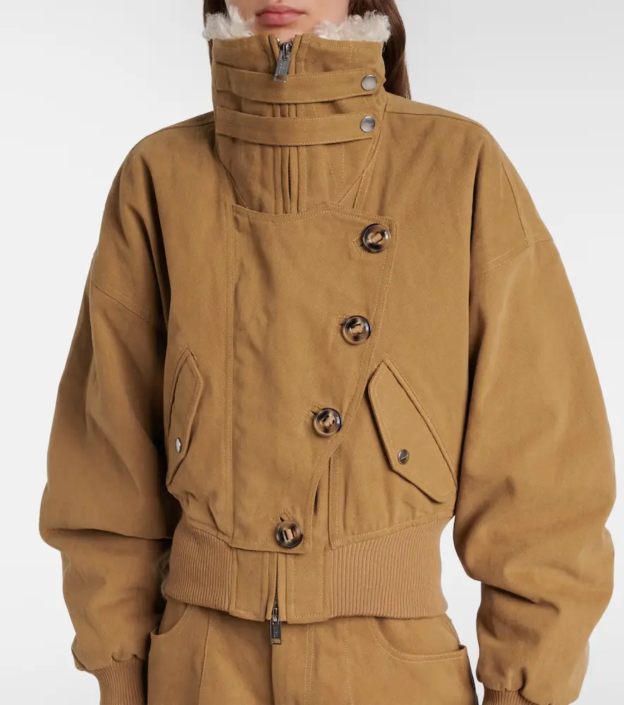 Marant Étoile Oana cotton twill jacket | Thumbnail 6 Marant Étoile Oana cotton twill jacket | Thumbnail 6