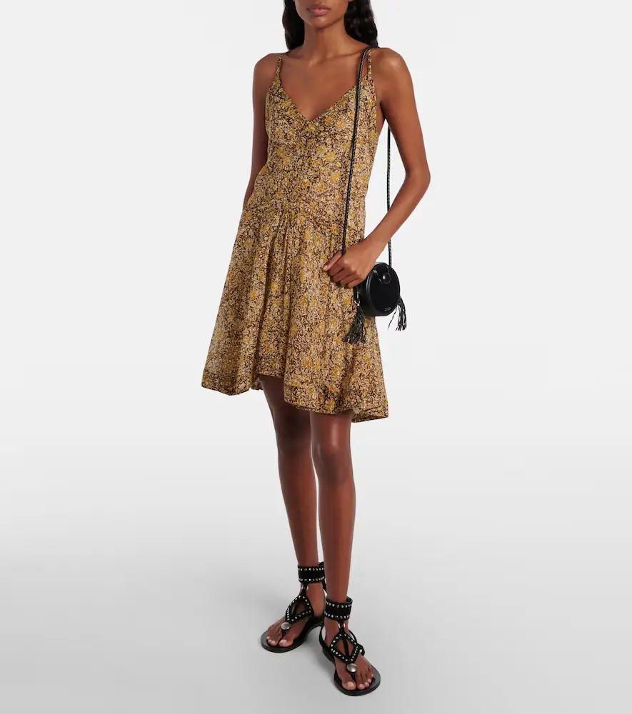 Marant Étoile Danielle floral cotton voile minidress | Thumbnail 5
