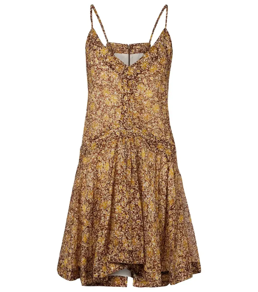 Danielle floral cotton voile minidress Danielle floral cotton voile minidress