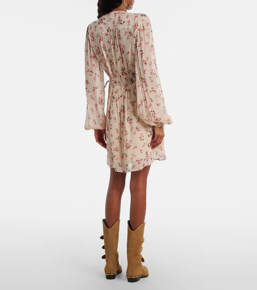 Marant Étoile Loriena floral muslin minidress | Thumbnail 5