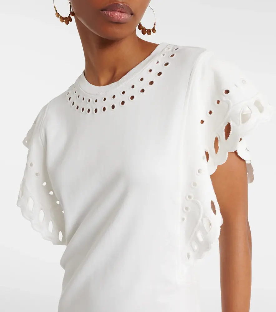 Marant Étoile Orlane embroidered cotton minidress | Thumbnail 3