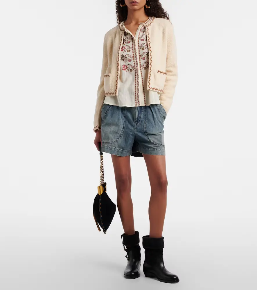 Marant Étoile Rochelle wool-blend tweed cardigan | Thumbnail 2 Marant Étoile Rochelle wool-blend tweed cardigan | Thumbnail 2