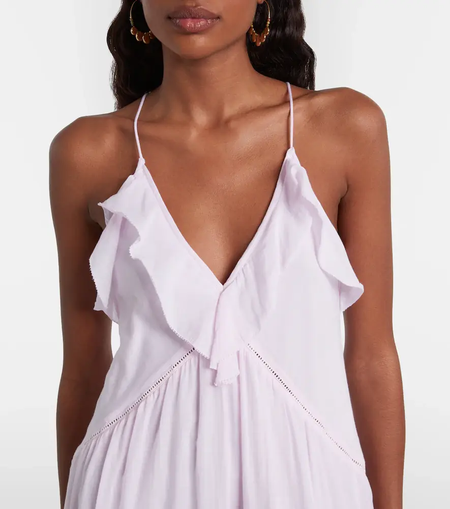 Marant Étoile Vasma ruffled cotton-blend maxi dress | Thumbnail 5