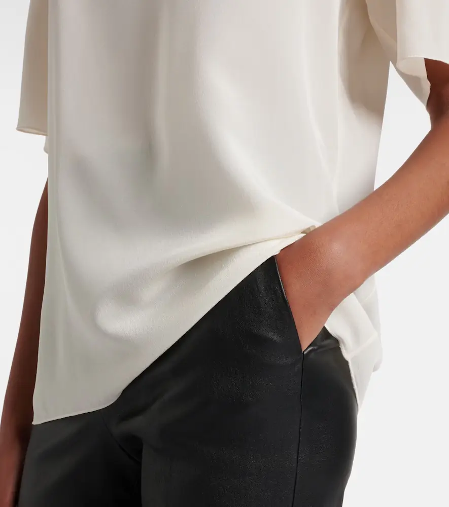 Joseph Rubin silk crêpe de soie T-shirt | Thumbnail 2 Joseph Rubin silk crêpe de soie T-shirt | Thumbnail 2